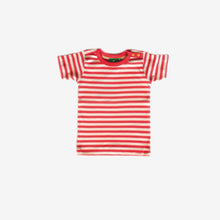 Load image into Gallery viewer, Red Stripe Short Sleeve Tee
