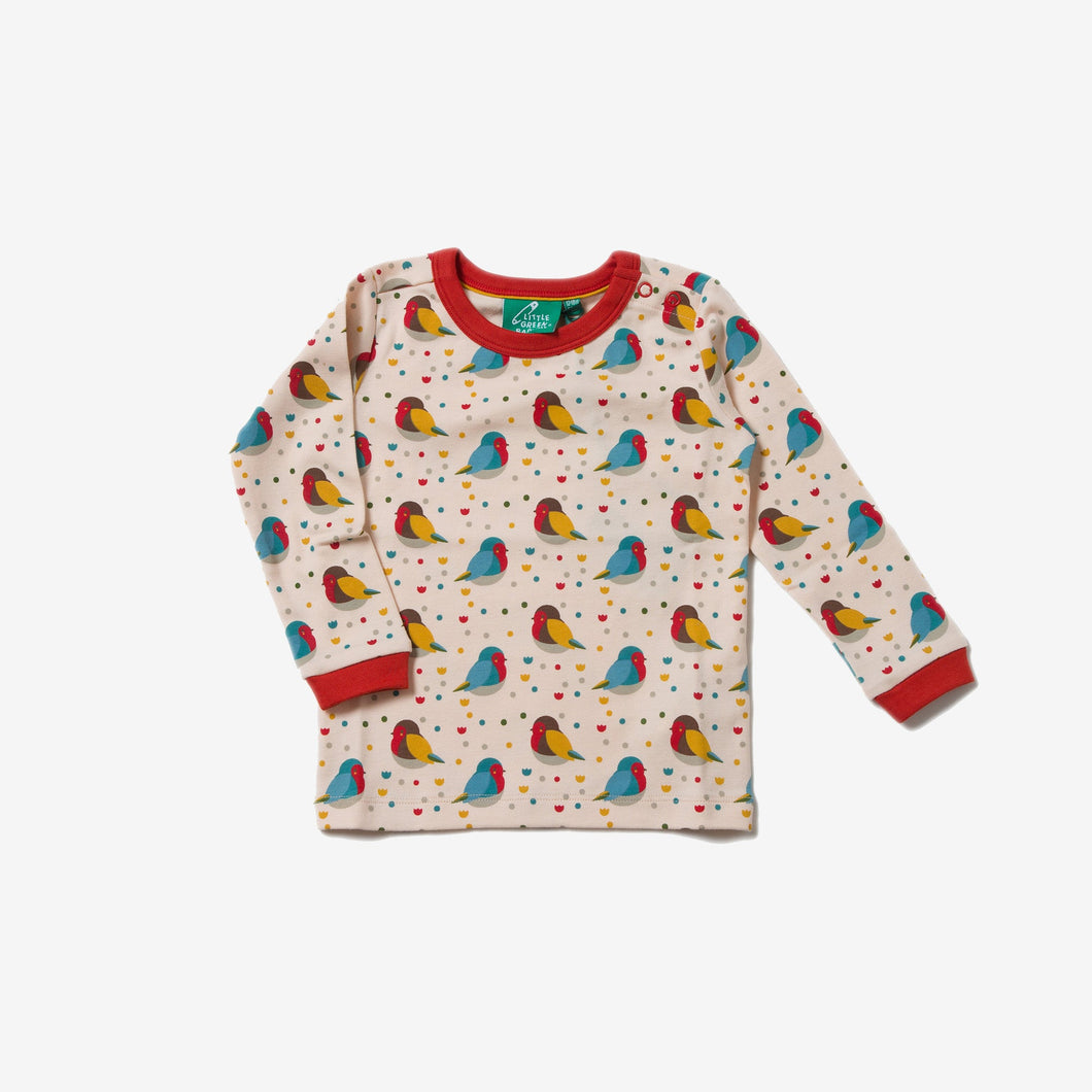 Rainbow Robins Long Sleeve Tee