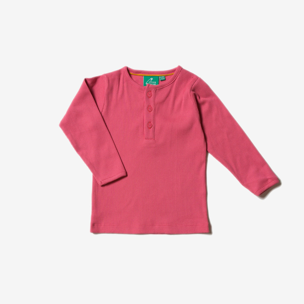 Rose Rib Long Sleeve Tee