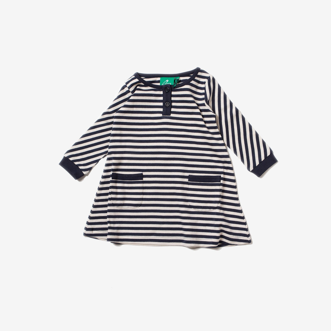 Navy Stripe Playaway Dress