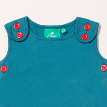 Load image into Gallery viewer, Teal Star Dungarees
