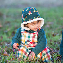 Load image into Gallery viewer, Autumn Rainbow Check Classic Dungarees
