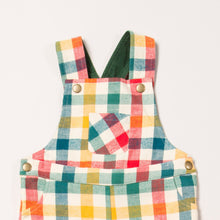 Load image into Gallery viewer, Autumn Rainbow Check Classic Dungarees
