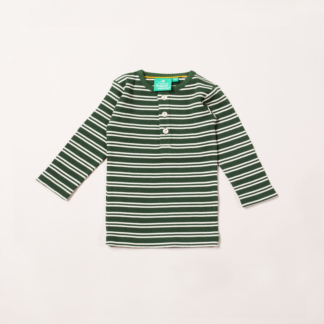 Vintage Green Stripes Forever Long Sleeve T-Shirt