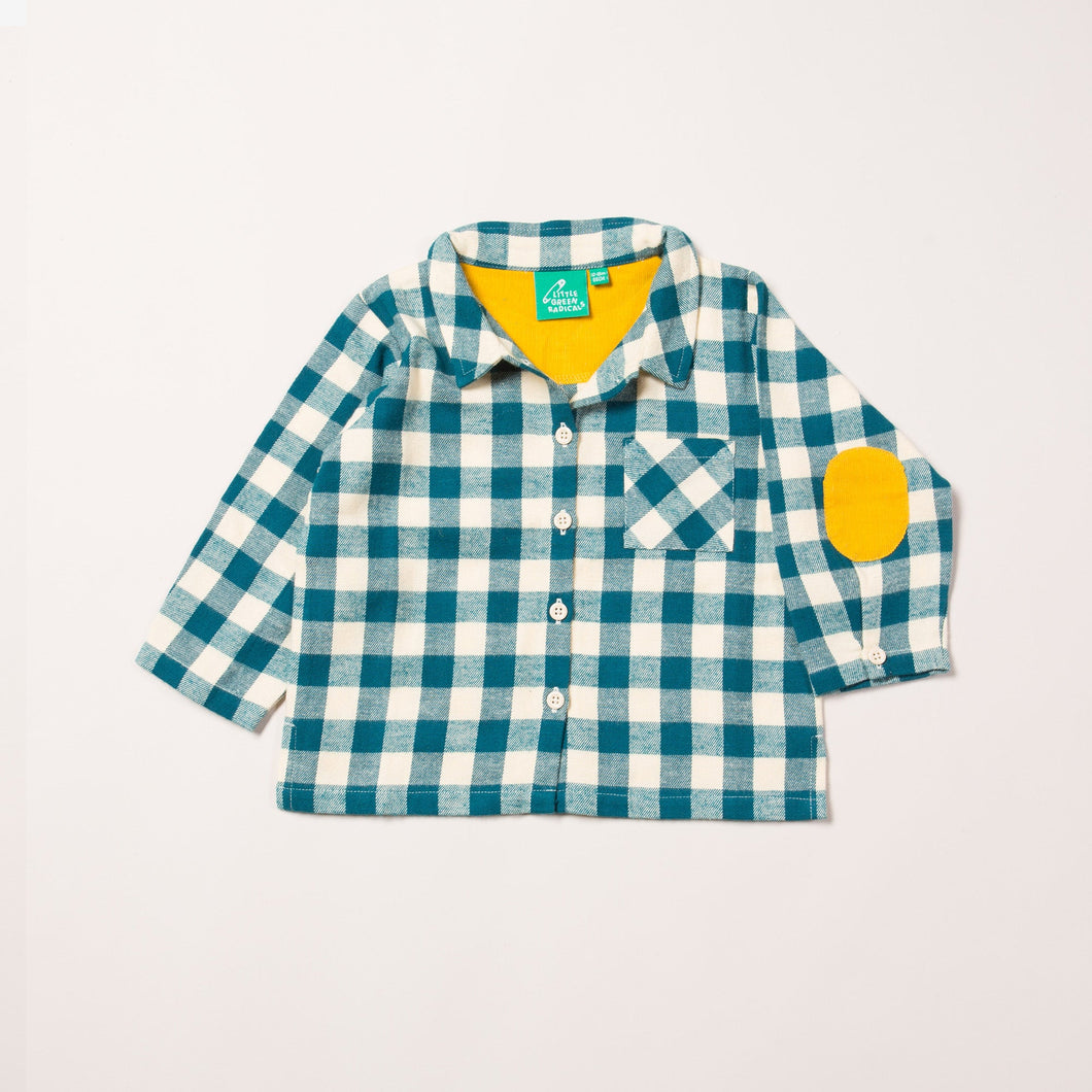 Winter Blue Check Out & About Shirt