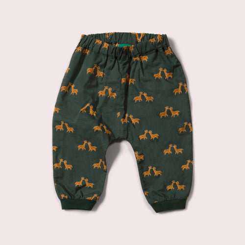     Little-Green-Radicals-Green-And-Yellow-Jelly-Bean-Joggers-With-Giraffe-Print