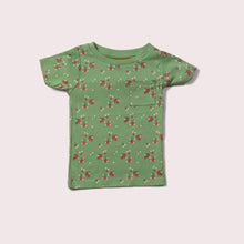 Cargar imagen en el visor de la galería,     Little-Green-Radicals-Green-T-Shirt-And-Jogger-Playset-With-Strawberry-Print-Top
