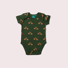 Lade das Bild in den Galerie-Viewer, Little-Green-Radicals-Green-and_Yellow-Baby-Bodies-Set-Two-Pack-With-Giraffe-Print
