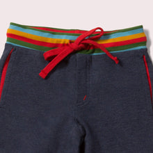 Cargar imagen en el visor de la galería,     Little-Green-Radicals-Navy-Jogger-Short-Closeup
