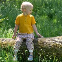 Lade das Bild in den Galerie-Viewer,    Little-Green-Radicals-Pink-And-Red-Jelly-Bean-Joggers-With-Ladybird-Print-Kid
