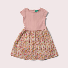 Cargar imagen en el visor de la galería, Little-Green-Radicals-Pink-Little-Twirler-Dress-With-Ladybird-Print
