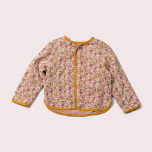 Cargar imagen en el visor de la galería,     Little-Green-Radicals-Pink-Reversible-Spring-Jacket-With-Ladybird-Print
