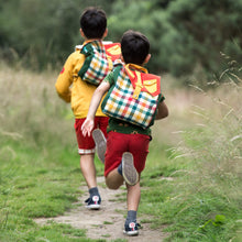 Cargar imagen en el visor de la galería,     Little-Green-Radicals-Rainbow-Rucksack-Kid-Back
