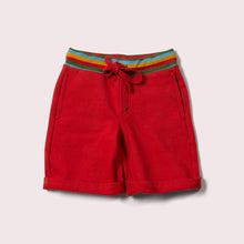 Load image into Gallery viewer, Little-Green-Radicals-Red-Jogger-Shorts
