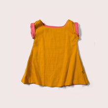 Lade das Bild in den Galerie-Viewer,       Little-Green-Radicals-Yellow-And-Pink-Reversible-Dress
