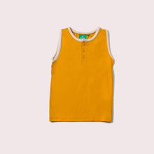 Lade das Bild in den Galerie-Viewer,     Little-Green-Radicals-Yellow-Organic-Buttoned-Vest
