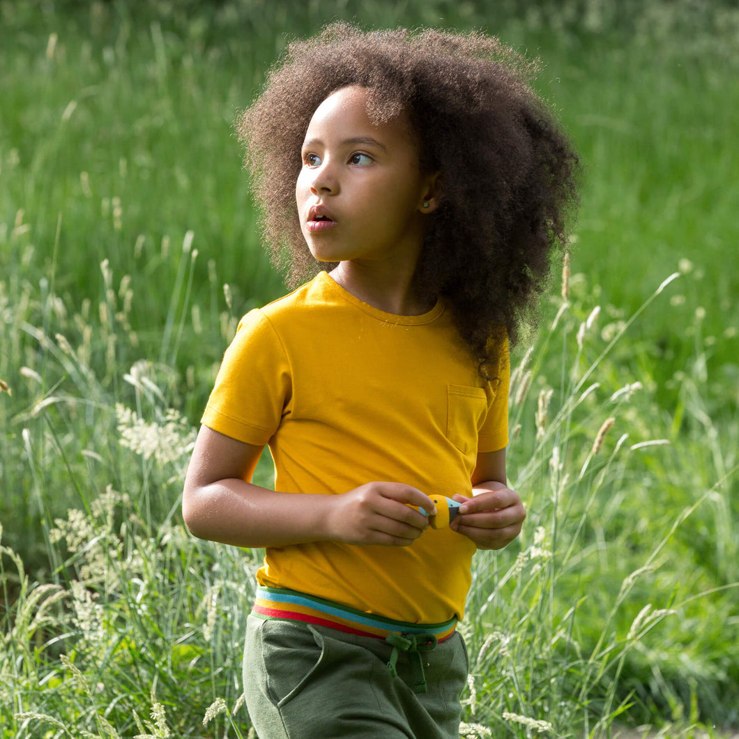     Little-Green-Radicals-Yellow-Pocket-Short-Sleeve-T-Shirt-Kid