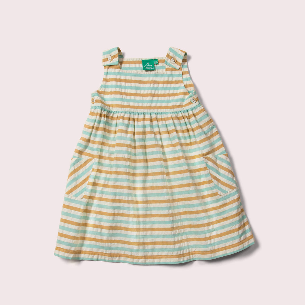       Little-Green-Radicals_Blue-And-Orange-Striped-Pinny-Dress