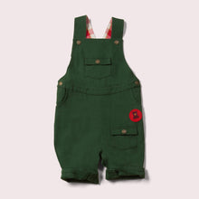 Lade das Bild in den Galerie-Viewer, Little-Green-Radicals_Green-Shortie-Dungarees
