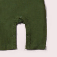 Lade das Bild in den Galerie-Viewer,    Little-Green-Radicals_Olive-And-Green-Dungarees-Closeup-View
