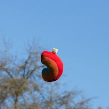 Lade das Bild in den Galerie-Viewer,    Little-Green-Radicals_Striped-Organic-Soft-Toy-In-Rainbow-Shape-Playing
