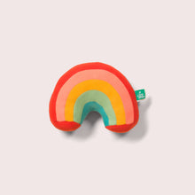 Lade das Bild in den Galerie-Viewer,       Little-Green-Radicals_Striped-Organic-Soft-Toy-In-Rainbow-Shape
