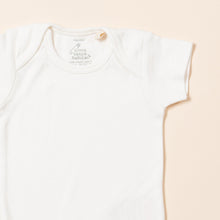 Cargar imagen en el visor de la galería, Natural Short Sleeve Baby Body - Single
