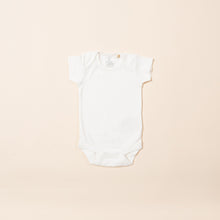 Cargar imagen en el visor de la galería, Natural Short Sleeve Baby Body - Single
