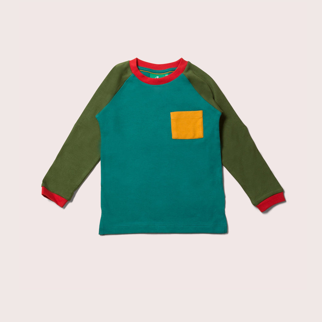 Sea Green Long Sleeve Star T-Shirt