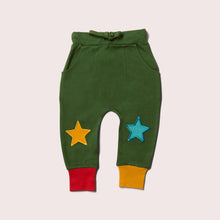 Load image into Gallery viewer, Woodland Green Star Joggers
