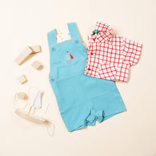 Load image into Gallery viewer, Sail Away Classic Shortie Dungarees
