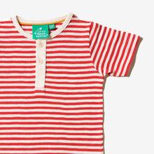 Load image into Gallery viewer, Red Stripe Short Sleeve Everyday T-Shirt
