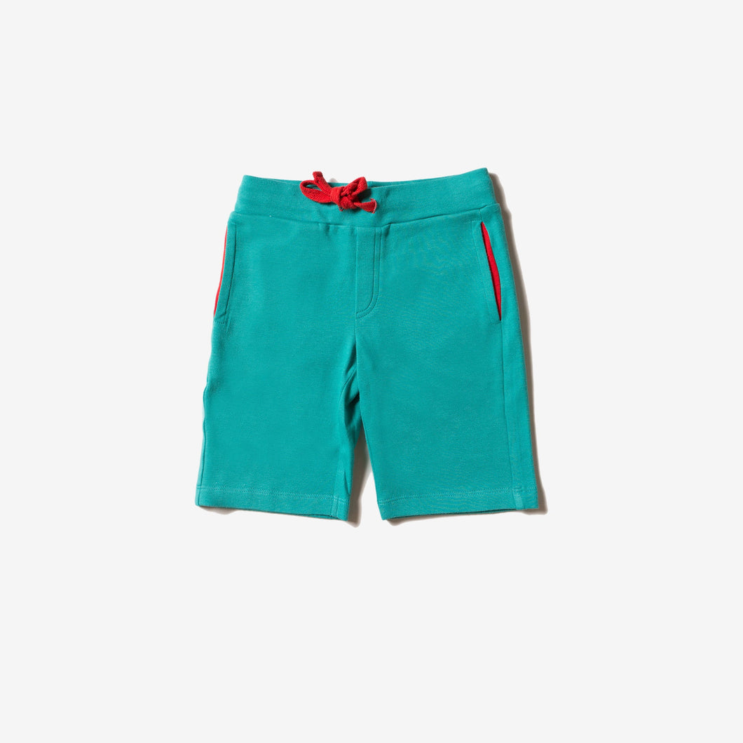 Pfauenblaue Strandshorts