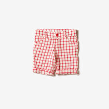 Load image into Gallery viewer, Red Check Sunshine Shorts
