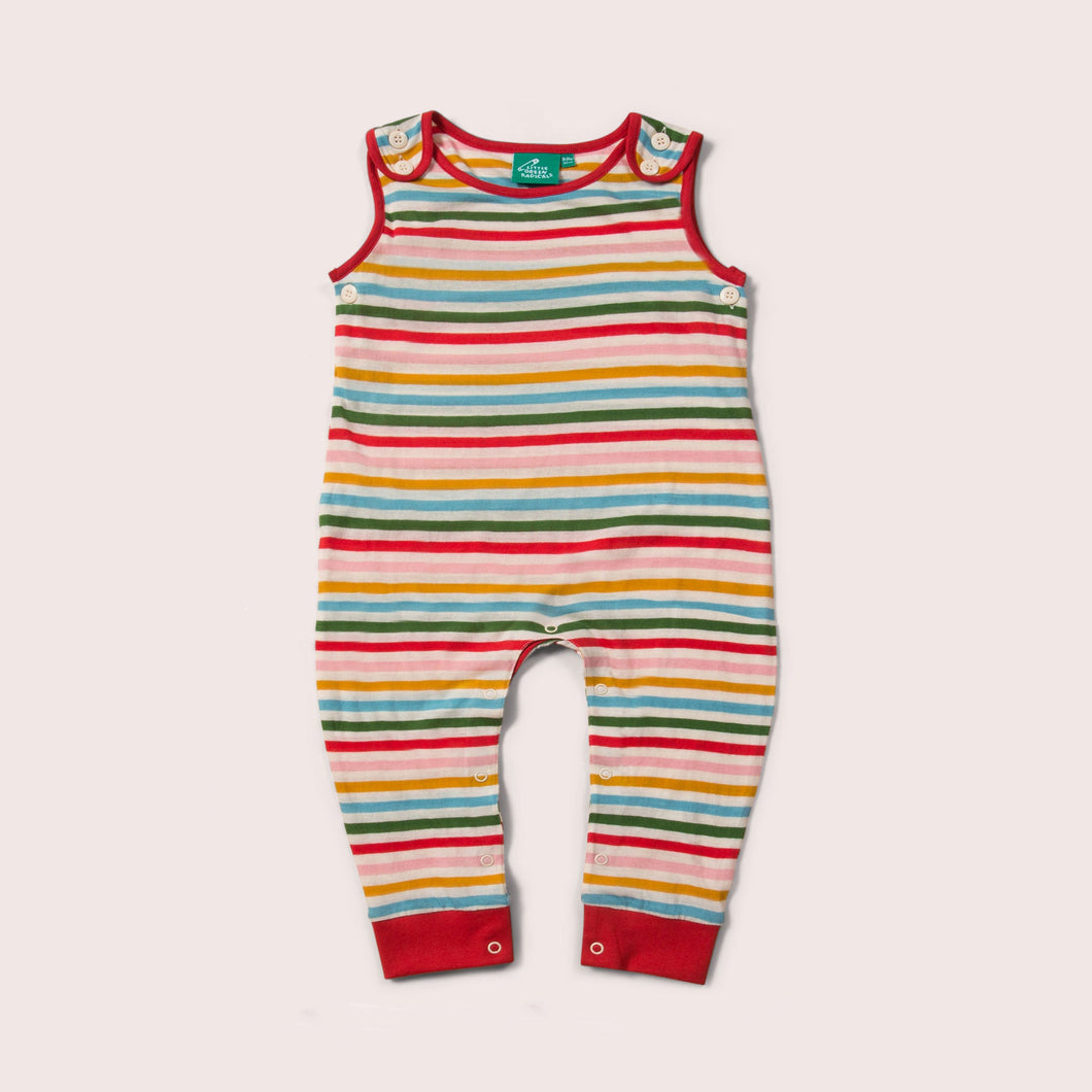 Rainbow Striped Everyday Dungarees