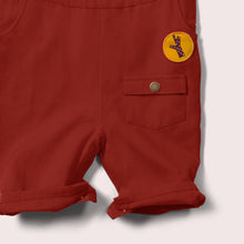 Lade das Bild in den Galerie-Viewer, Burnt Ocker Pocket Shortie Latzhose
