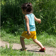 Load image into Gallery viewer, Sky Blue Organic Buttoned Vest
