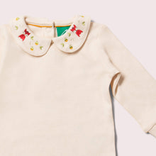 Load image into Gallery viewer, Autumn Fox Embroidered Organic Baby Bodysuit
