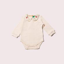 Load image into Gallery viewer, Autumn Fox Embroidered Organic Baby Bodysuit
