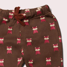 Load image into Gallery viewer, Autumn Foxes Cosy Knee Patch Joggers
