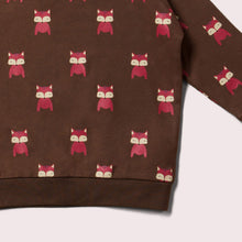 Load image into Gallery viewer, Autumn Foxes Long Sleeve Raglan Sweatshirt
