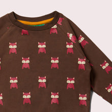 Load image into Gallery viewer, Autumn Foxes Long Sleeve Raglan Sweatshirt
