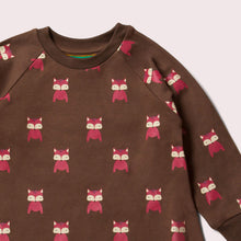 Load image into Gallery viewer, Autumn Foxes Raglan Sleeve Snuggle Pocket Dress
