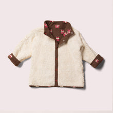 Load image into Gallery viewer, Autumn Foxes Reversible Sherpa Jacket
