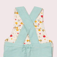 Load image into Gallery viewer, Balloon Striped Shortie Dungarees
