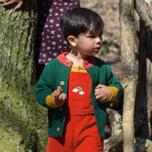 Load image into Gallery viewer, Rainbow Embroidered Classic Dungarees
