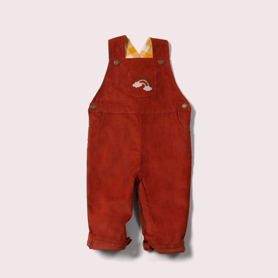 Rainbow Embroidered Classic Dungarees