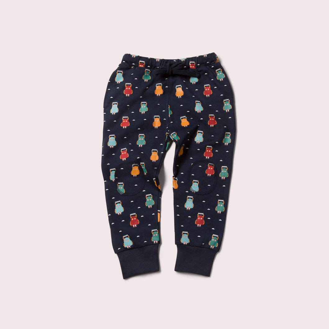 Little Monsters Cosy Knee Patch Joggers