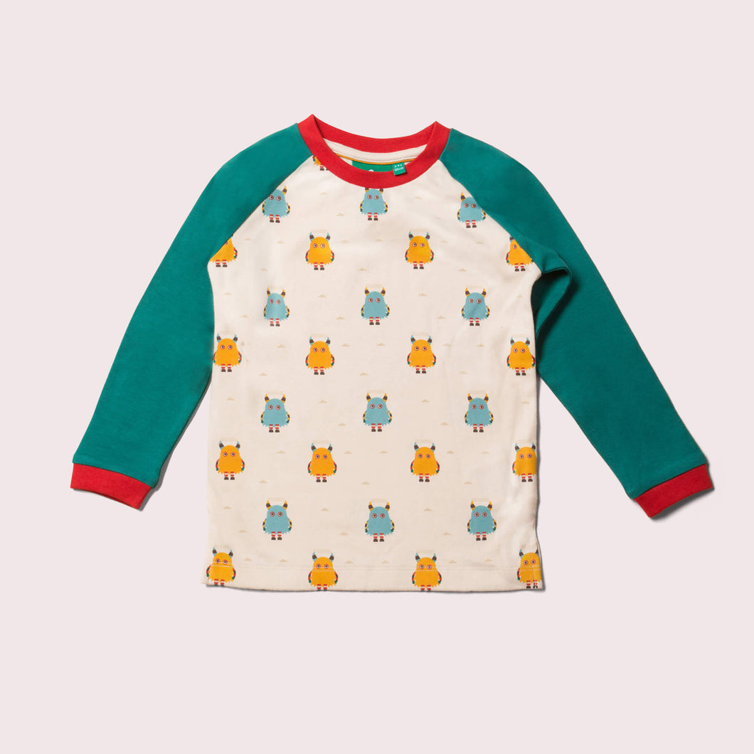 Little Monsters Long Sleeve Raglan T-Shirt