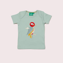 Cargar imagen en el visor de la galería, Little Woodpecker Applique Short Sleeve T-Shirt
